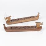 Handcrafted Wooden Aromatherapy Oil Burner Dragon Boat Design