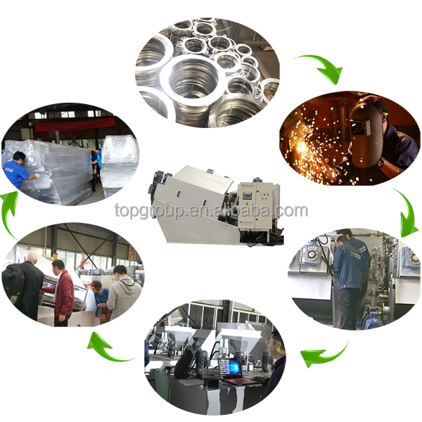 Straight TPDL Screw Press for Industrial Waste Water Treatment and Sludge Dewatering
