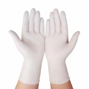 China 20cm 24cm Hospital Nitrile Gloves Waterproof Meciacal Examination Disposable wholesale
