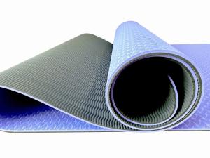 China TPE Yoga Exercise Fitness Mats , High Density Non Slip Workout Mat wholesale