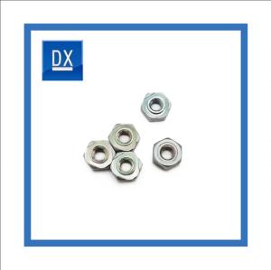 China Blue And White Zinc Hexagonal Spot Welding Nut DIN929 wholesale