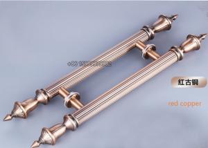 China 500mm Stainless Steel Push Pull Door Handles Corrosionproof Mirror Effect wholesale