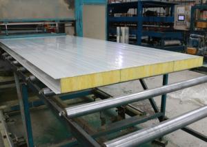 China 75mm Fiber Glass Wool Sandwich Color Steel Sheet wholesale