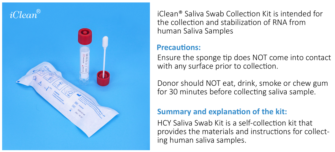Disposable Sponge Swab Virus Sampling Tube Kit DNA RNA Collection Transportation