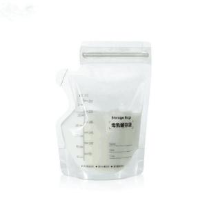 China Standing Zipper 180ML Breast Milk Pouches wholesale