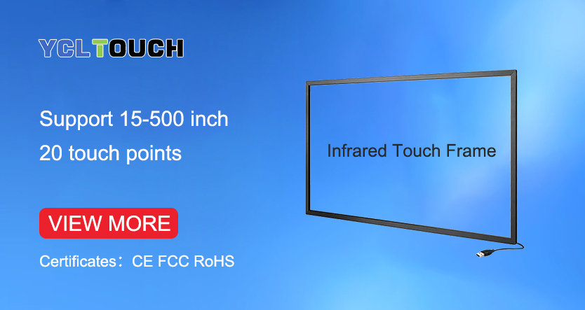 Customized Size 75 Inch Screen Multi Ir Touch Frame YCLTOUCH