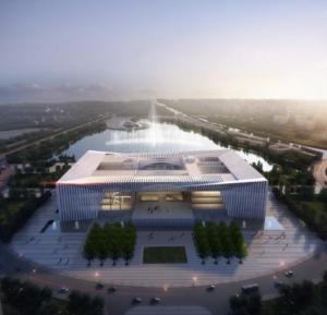 Customised Commercial Steel Structure Shopping Mall Weather Proof