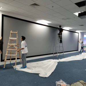 5500K Fixed Frame Screen Customized Acoustically Transparent Projector Screen