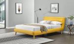 Yellow/Blue Fabric Full Size Children Upholstered Bed Wholesale Bed Manufacturer