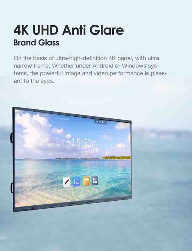 HD Smart Interactive Flat Panel FCC 85 Inch Interactive Whiteboard