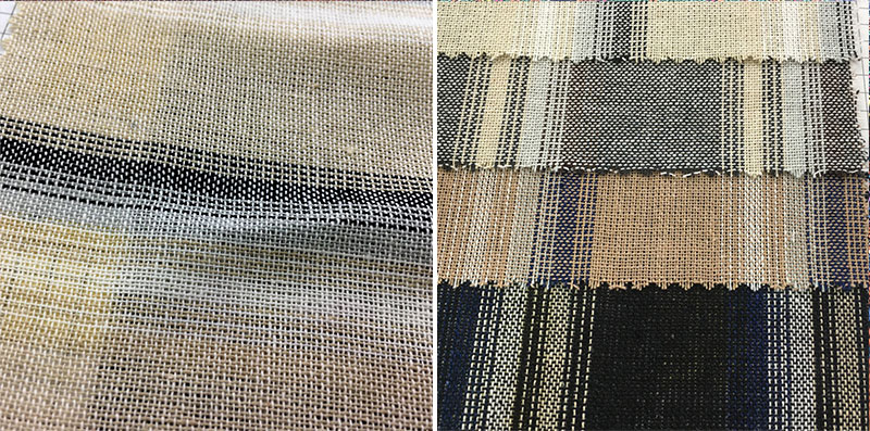 54 Inch Yarn Dyed Cotton Check Shirt Fabric Shirt Linen Fabric Sustainable