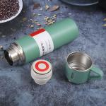 Stainless Steel Thermo 500ml/16.9oz Vacuum Insulated Bottle With Cup