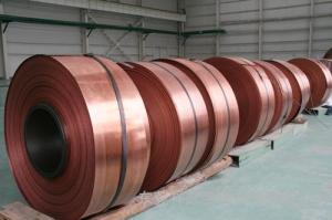 China 0.5mm Thinkness Copper Coil Sheet Red Color C18080 Tr08 Copper Foil Tape wholesale