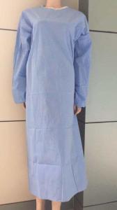 China 3ply Fabric Structure Disposable Protective Gowns For Prevention Inspection wholesale