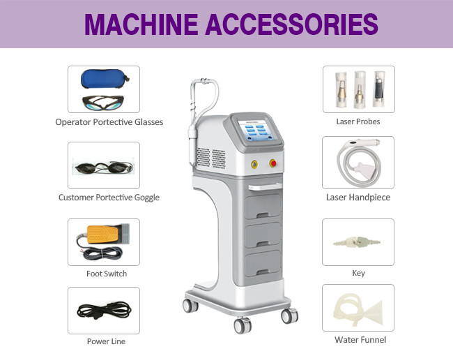 Q Switched Nd Yag Laser Tattoo Removal Machine / 1064nm 532nm Picosecond Laser