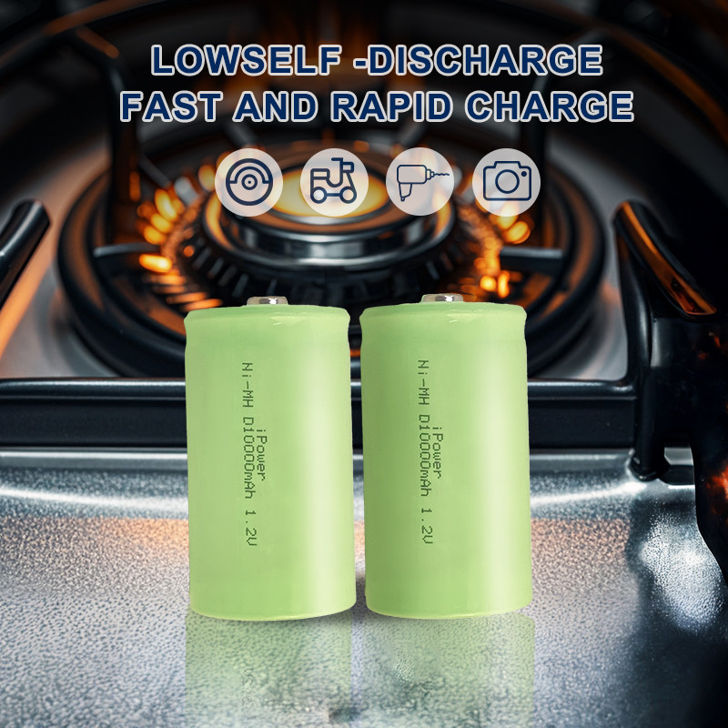 Cylindrical 12 Volt NiMH Battery Pack 800mAh For Electricity Meter