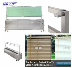 China 60 Transducer Ultrasonic Blinds Cleaner , 264Liters Blinds Cleaning Equipment wholesale