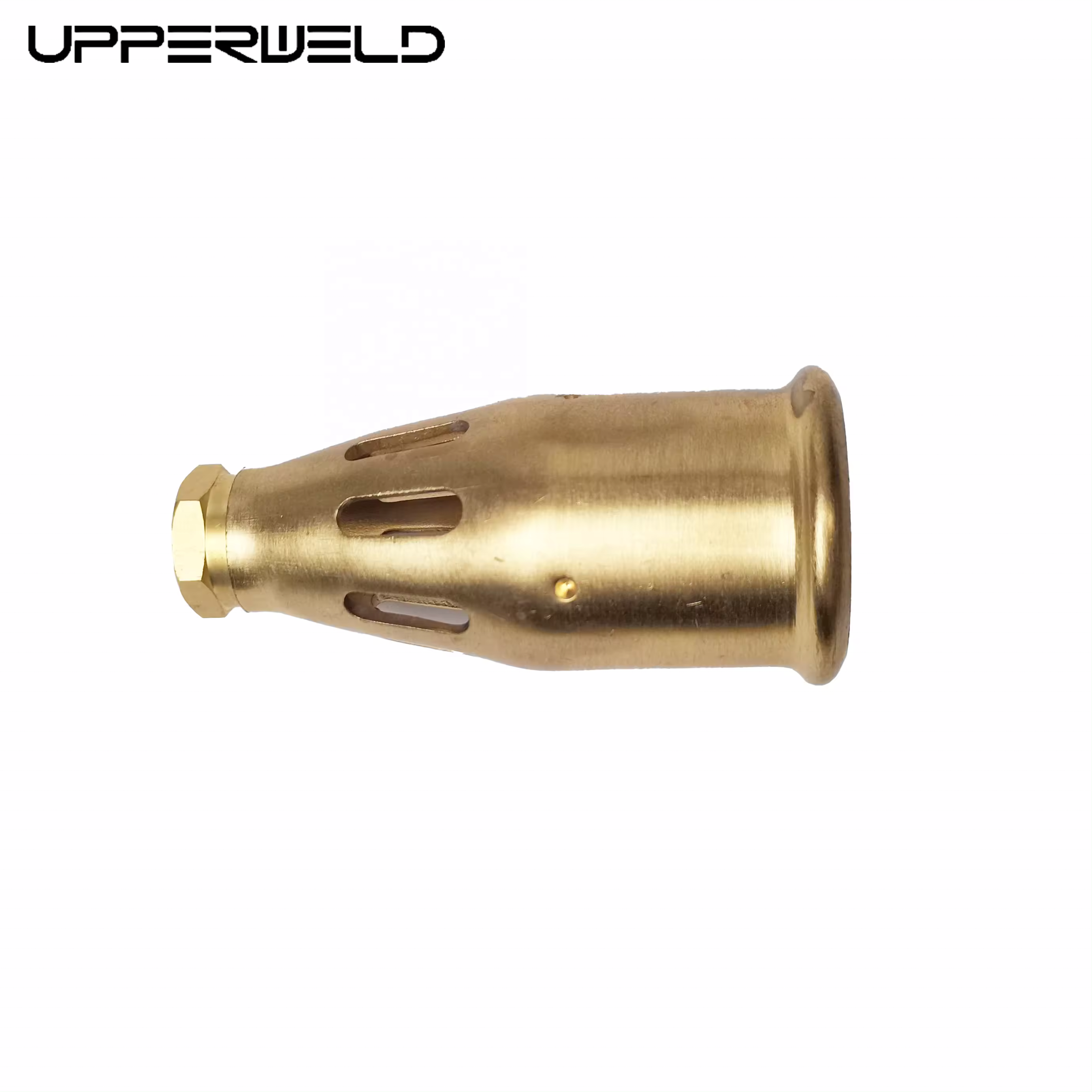 Upper Brass Weed Burner Gas Nozzle for Gold Heating Torch Propane Flame Weeding Burner