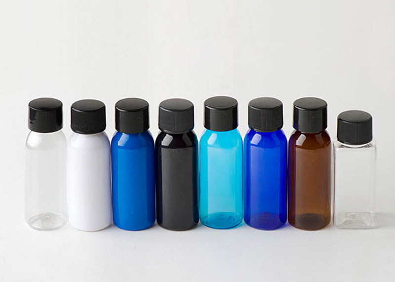 Pet Material Plastic Cosmetic Bottles , 50ml Small Plastic Bottle Containers