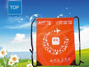 China Polyester Sport Drawstring Backpack Recycled Casual Outdoor Traveling wholesale