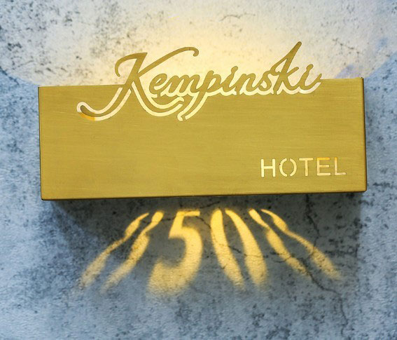 Metal Round Sign White Indoor And Outdoor Signboard Metal Sign Light Box