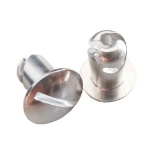 China Universal Durable Silver Aluminum 5/16&quot;.500&quot; 1/4 Quick Turn Dzus Dome Head Sprint Car for Custom-made OE NO. Fitment wholesale