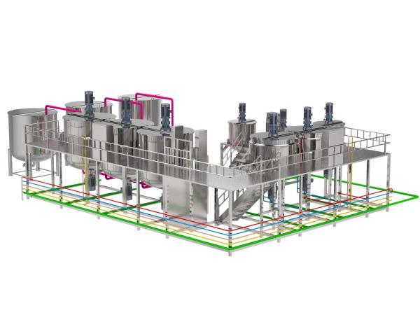Emulsification Homogenizer Mixer Machine Toothpaste Production Machine