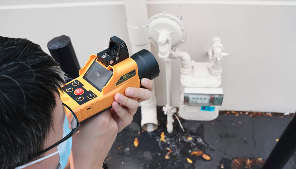 150m 5ppm*m Laser CH4 Gas Detector , IP54 Portable Methane Detector