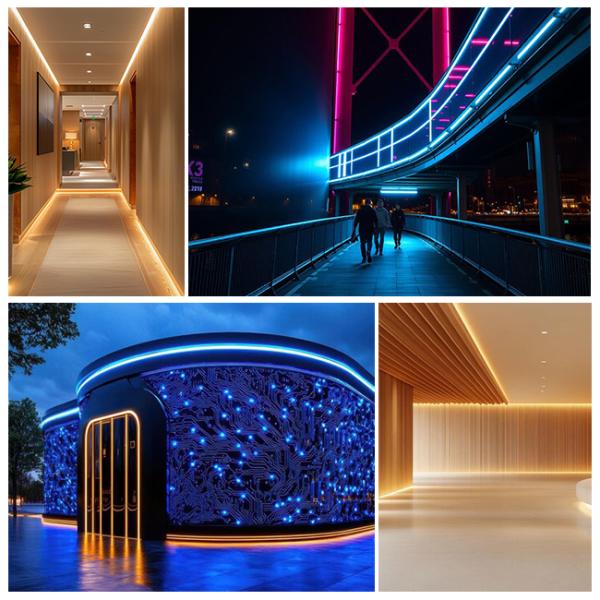 Full Black Outdoor LED Neon Strips 13*5mm Waterproof Flexible RGB LED Neon Light Strip