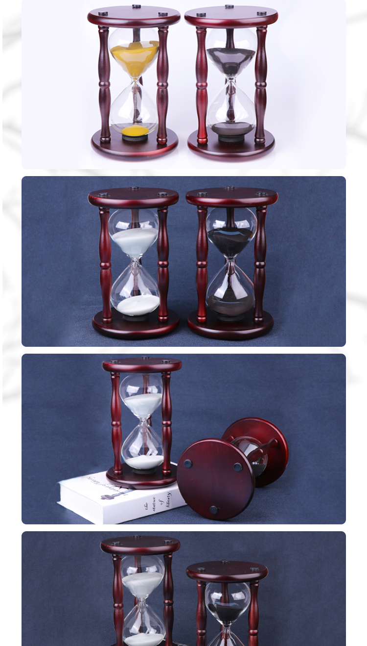 60 Minute 30 Minute 15 Minute Hourglass Sand Timer Free Sample