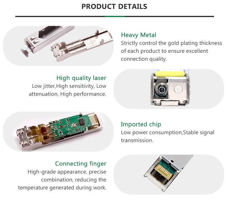 SFP 1000Base WDM 1310/1550 20 KM LC DDM optical transceiver module