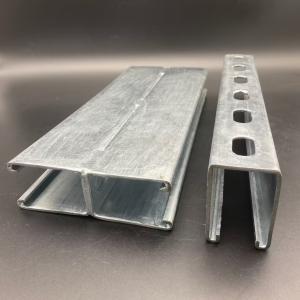 China Heavy Load Zinc Plated 3m 6m Double Unistrut Channel wholesale