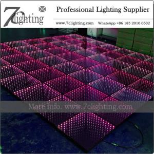 China 50X50cm Magic 3D Mirror LED Dance Floor for Event Party Decor. wholesale