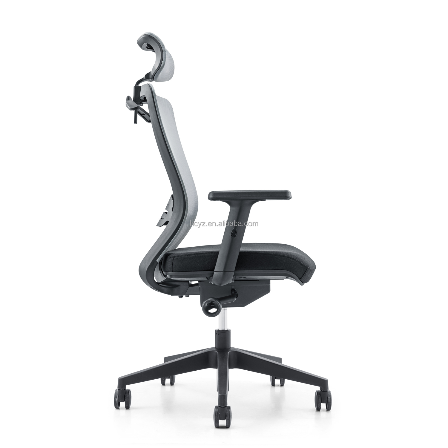 Office Computer High Back Executive Chair with Mesh Fabric and Stainless Steel Frame