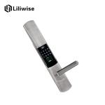 Sliding Cover Electronic Door Locks Fingerprint Password Smart Digital Deadbolt