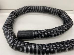 China 75mm Fume Extractor Accessories Black Welding Fume Extraction Hose wholesale