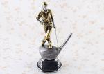 British Open Championship Golf Ball Trophy With Metal Golf Figurines