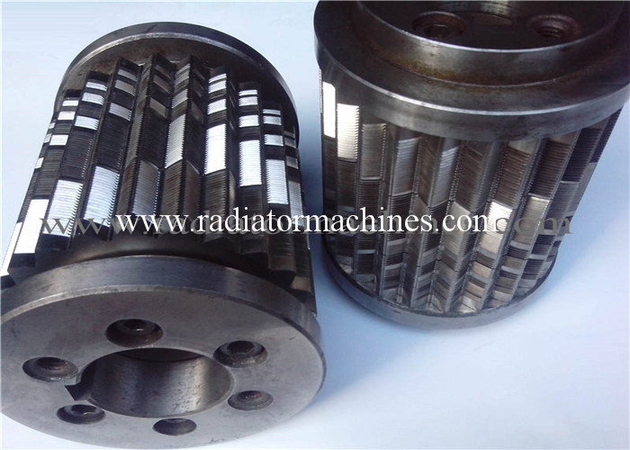 Copper Fin Radiator Making Machine AC Servo Control With 60 M/Min Feeding Speed