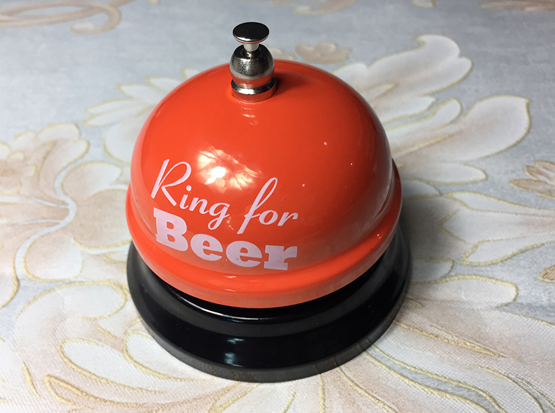 new arrival 75mm multi-color reception desk bell