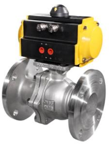 China Adjustable Pneumatic Ball Valve / Segmented Ball Valve Stainless Steel Material wholesale