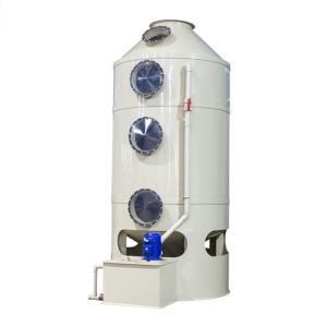 China Chemical Acid Fumes Scrubber with 99.99% Purify Efficiency 40mm Pump in Pipe Diameter wholesale