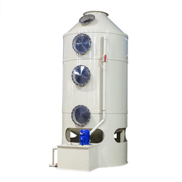 Chemical Acid Fumes Scrubber with 99.99% Purify Efficiency 40mm Pump in Pipe