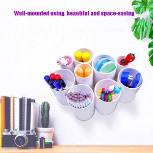China Multiple Colors PP Makeup Brush Organizer Pen Organizer For Desk wholesale