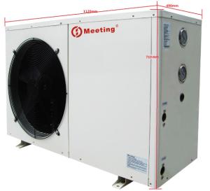 China 12KW Electric Air Source Heat Pump Galvanized Steel Sheet Compact Structure wholesale