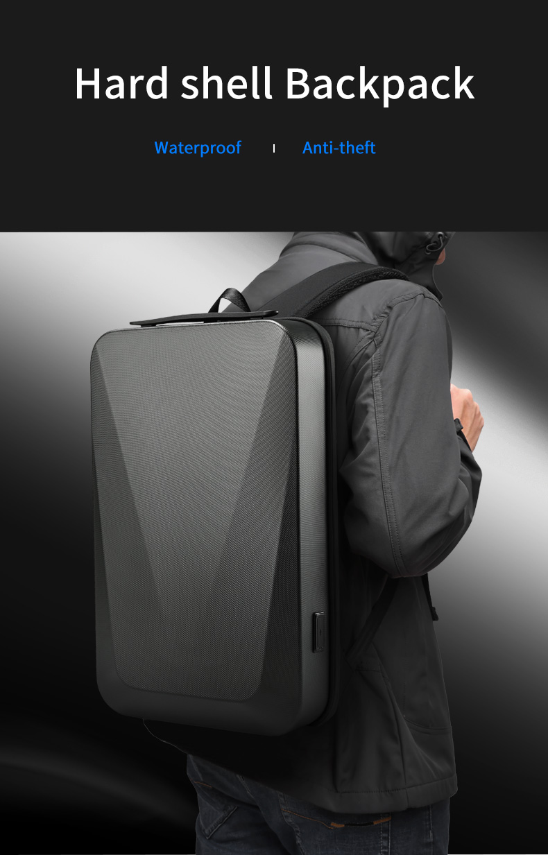 Mens Anti Theft Waterproof Business Backpack With Computer Interlayer