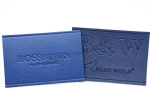 China Debossed Leather Jean Patches wholesale