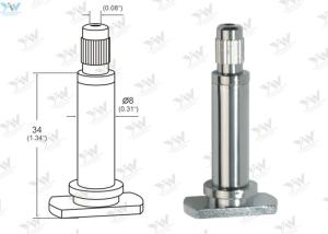 China ø2.0 Mm Plunger Diameter Brass Cable Gripper Nickel Color For Suspension Sets wholesale