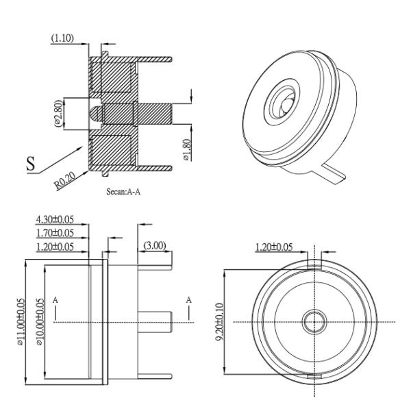 10mm Round Male Female Magnetic Connector 12V 5A Magnetic Power Connector