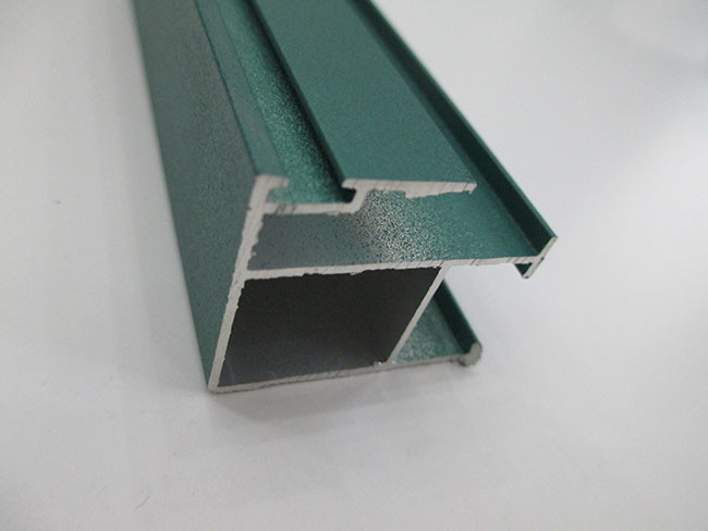 Green Coated Wardrobe Aluminium Profile T5 State Excellent Machinability