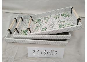 China 3 Sets Middle East PU Surface Wood Food Serving Tray wholesale